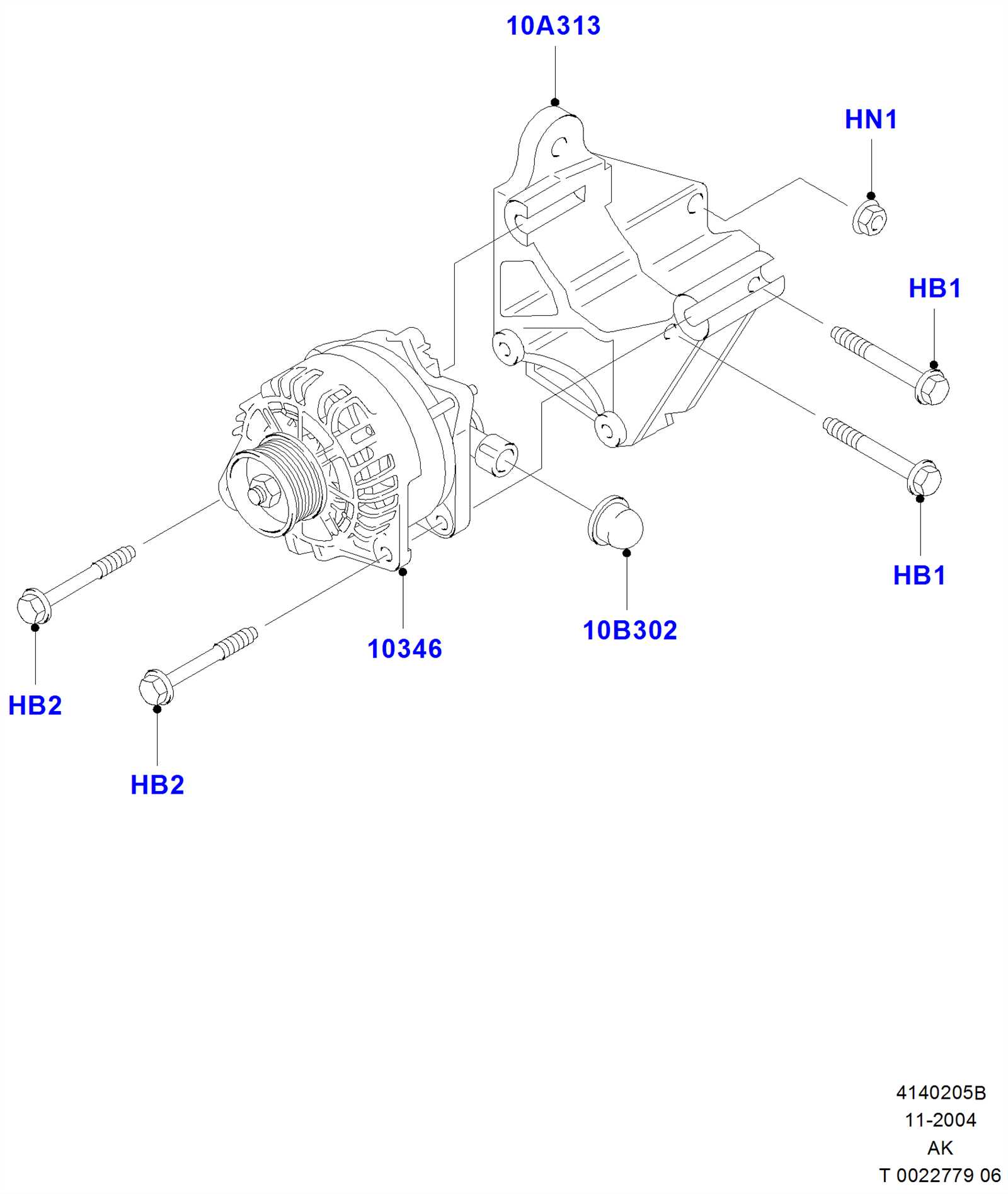 2005 ford focus parts diagram