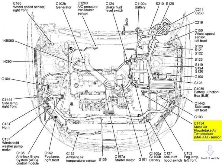 2005 ford focus parts diagram