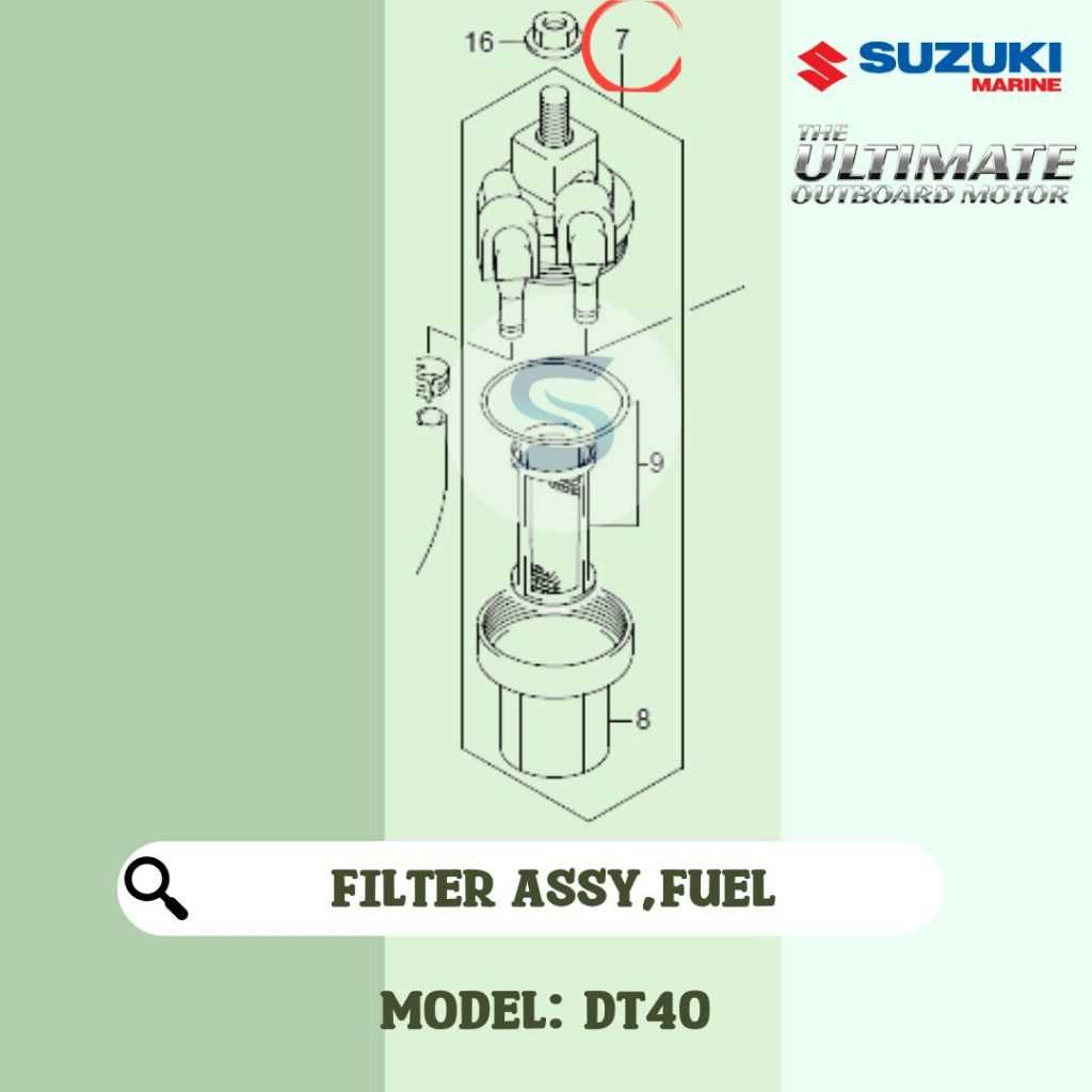 suzuki dt40 parts diagram