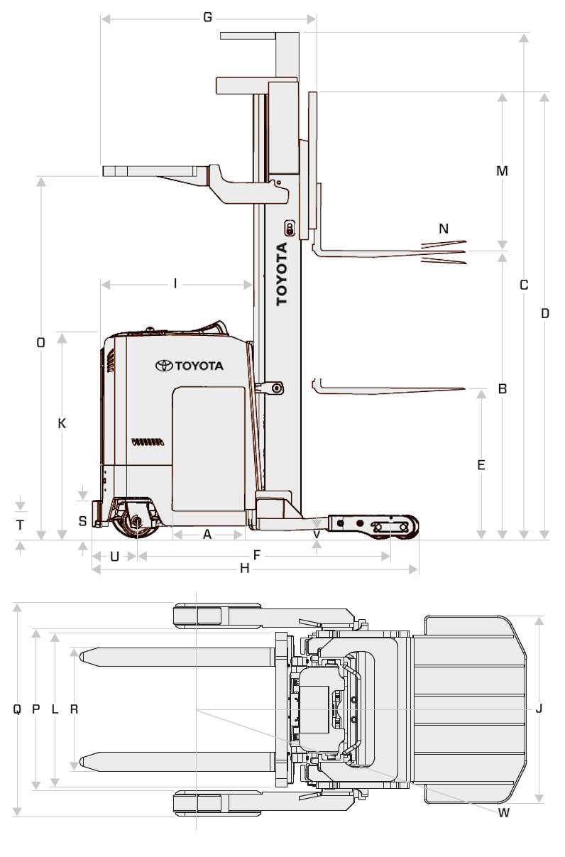 reach truck parts diagram