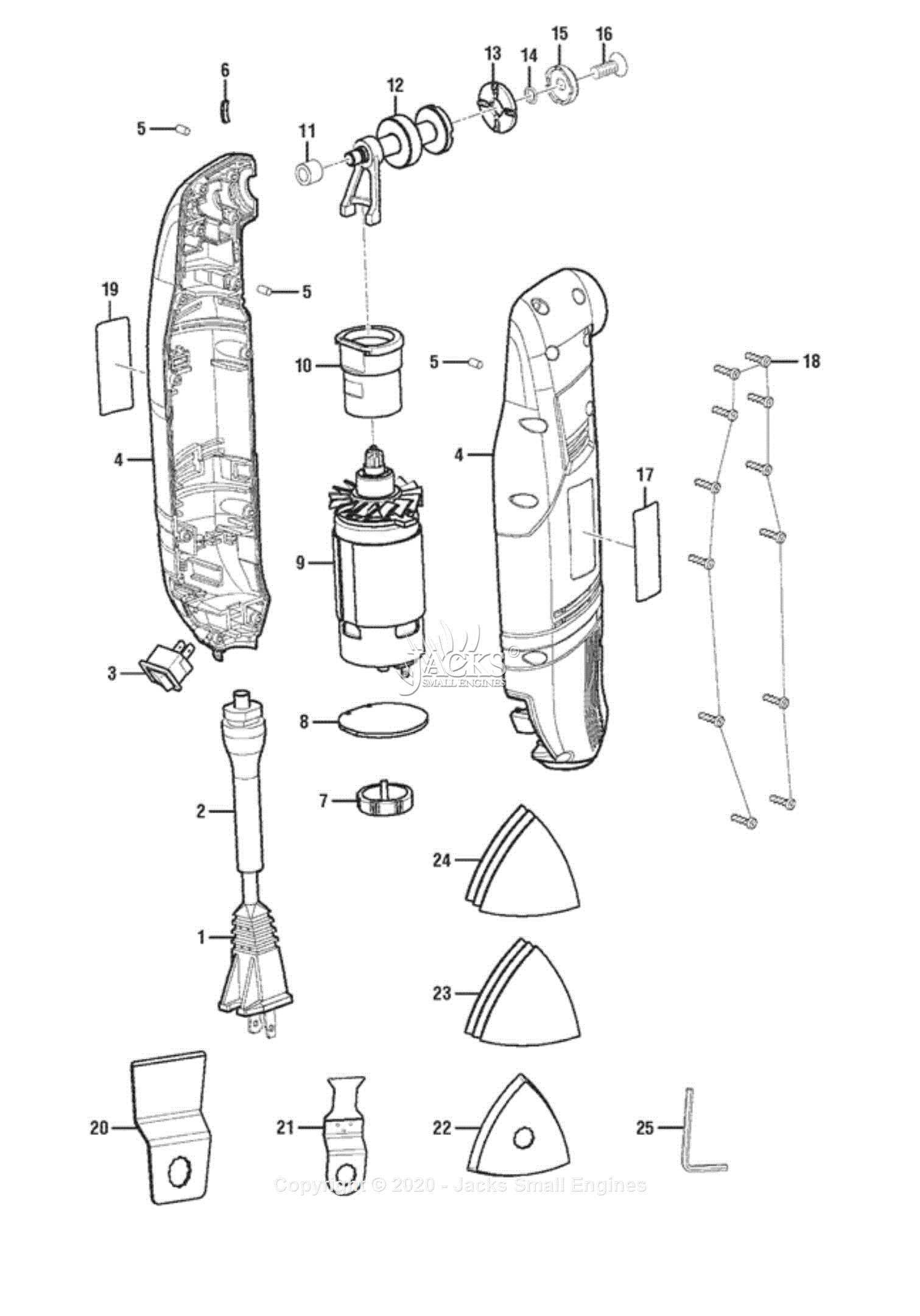 ryobi c4618 parts diagram