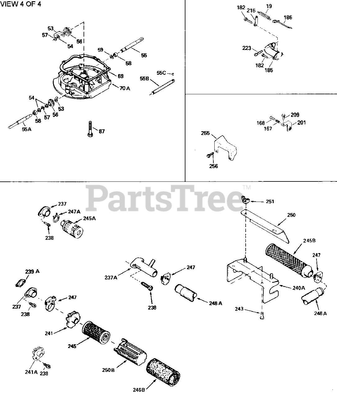 tecumseh lawn mower parts diagram