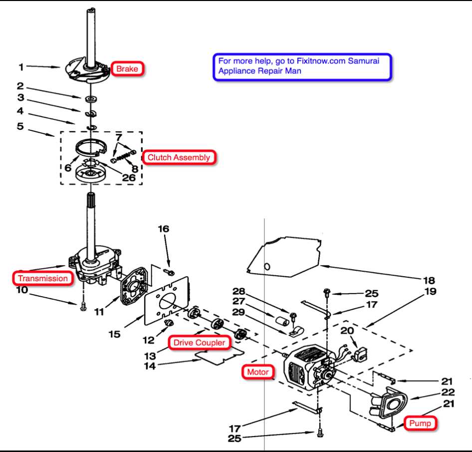 washing machine kenmore washer model 110 parts diagram