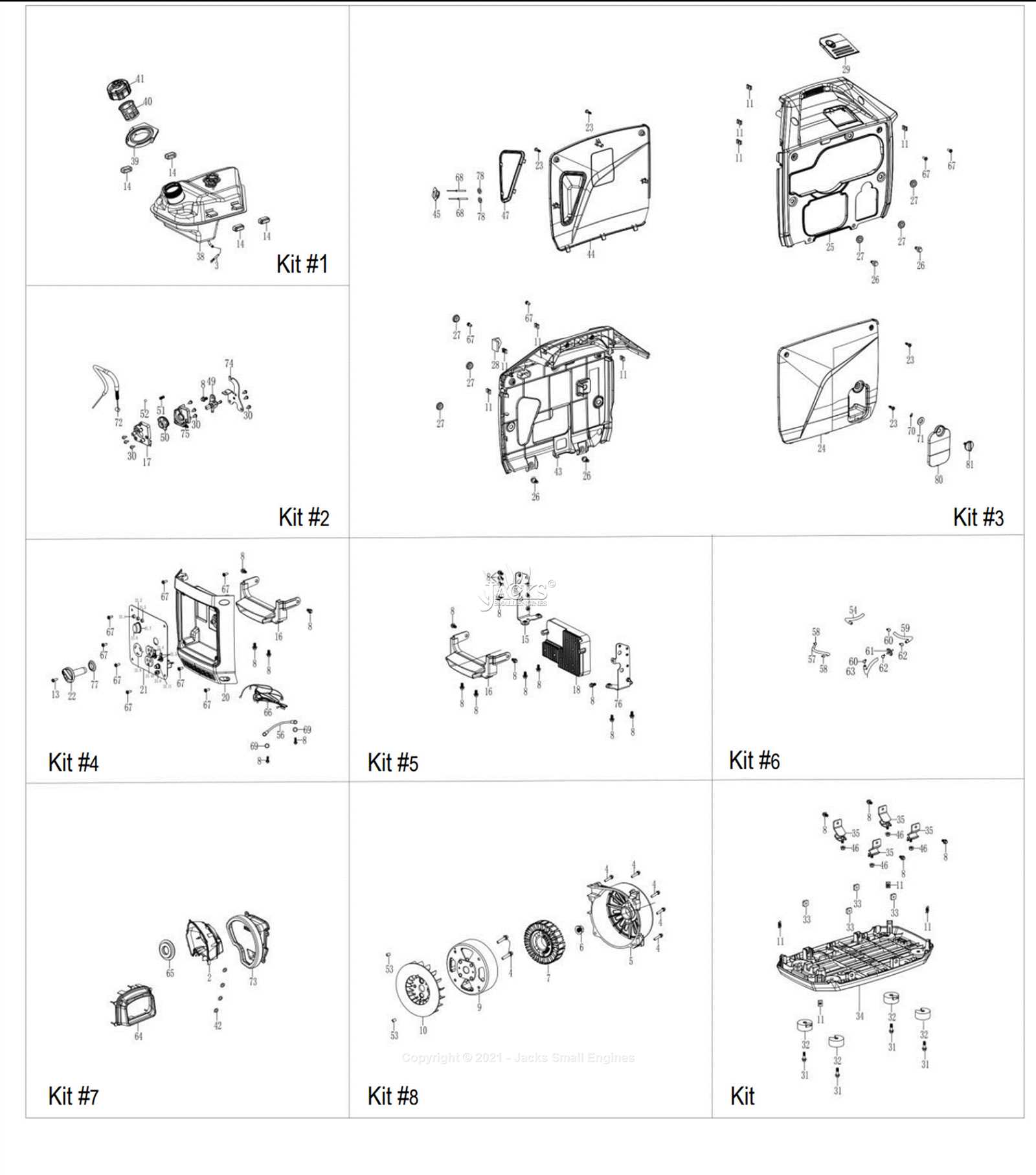 powerhorse 2000 generator parts diagram