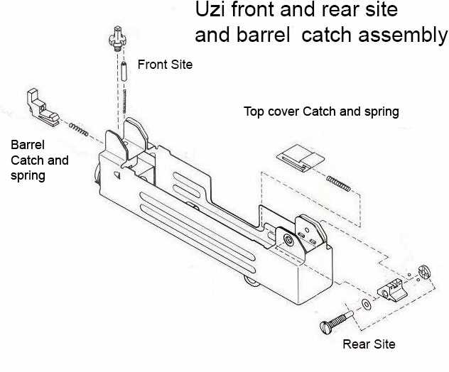 uzi parts diagram