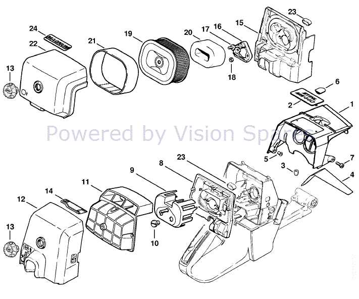 stihl saw parts diagram