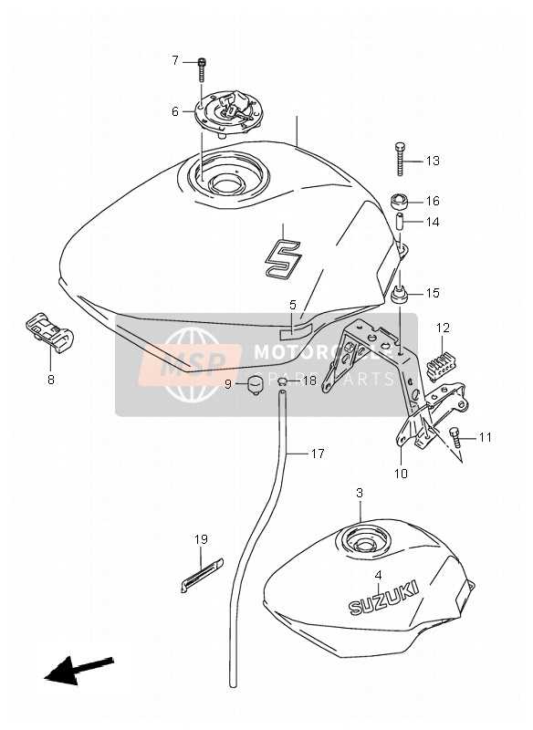 suzuki katana 600 parts diagram