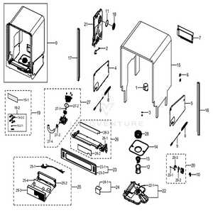 samsung dw80n3030us parts diagram