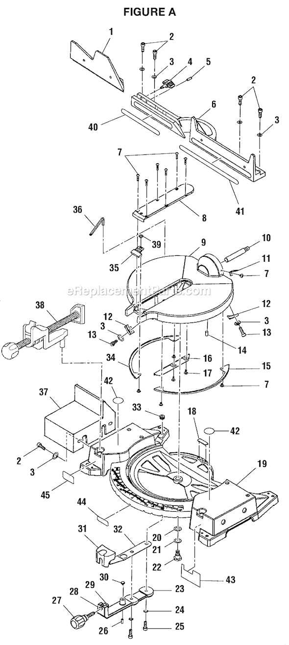 ridgid 12 inch miter saw parts diagram