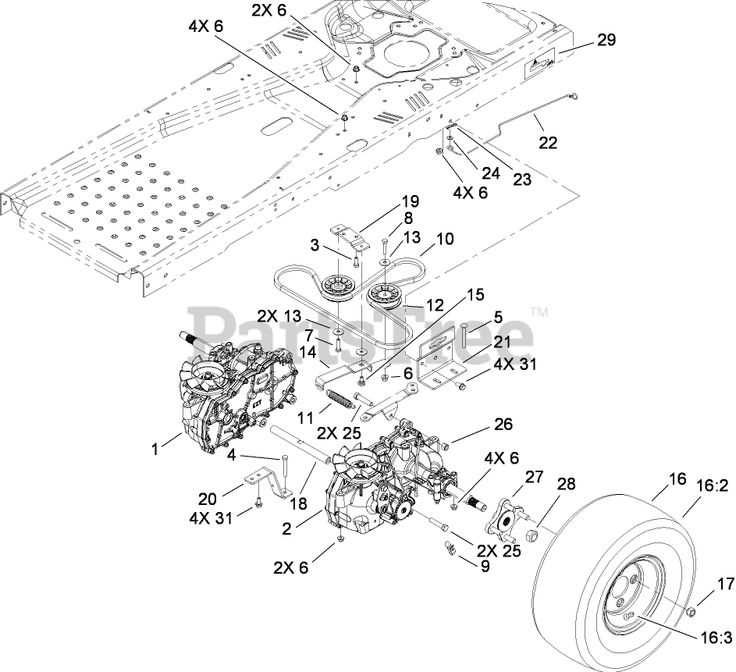 toro zero turn parts diagram