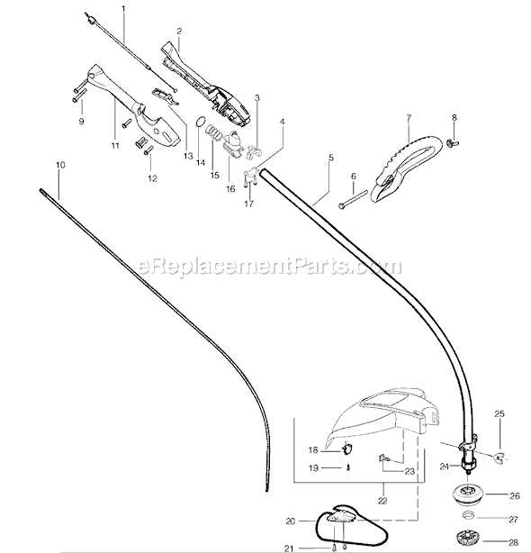 poulan pro trimmer parts diagram