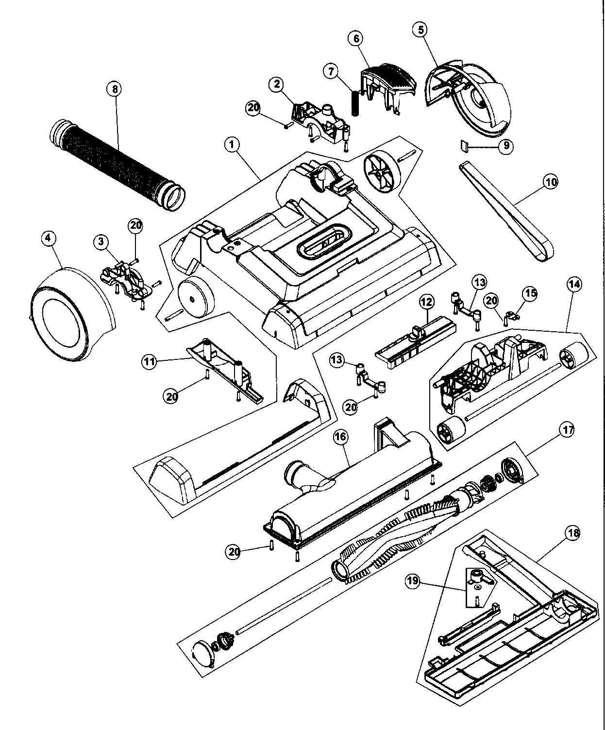 schematic miele vacuum parts diagram