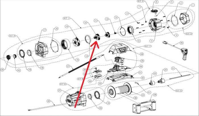 warn m12000 parts diagram