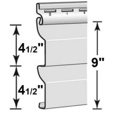 vinyl siding parts diagram