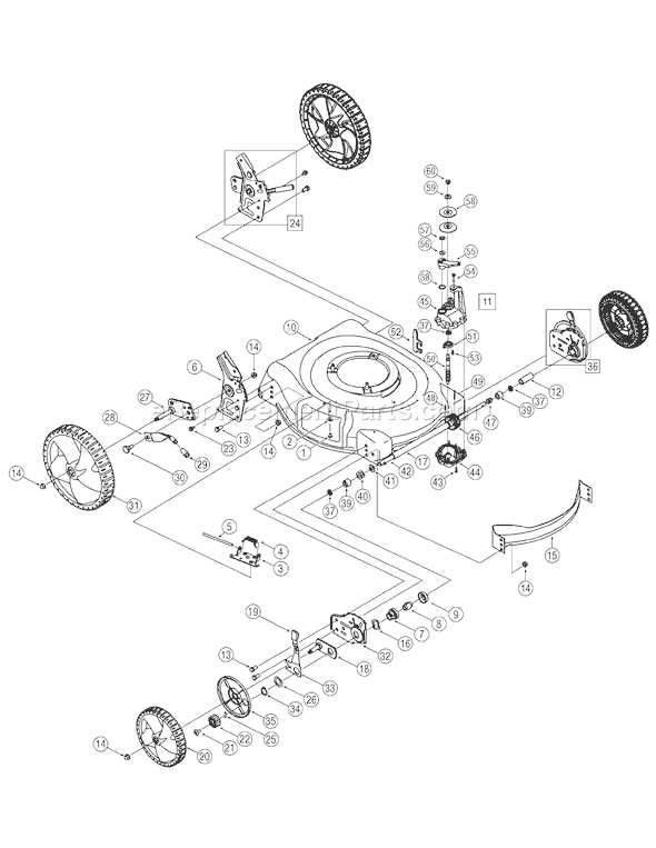 yardman lawn mower parts diagram