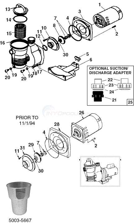 pentair challenger pump parts diagram