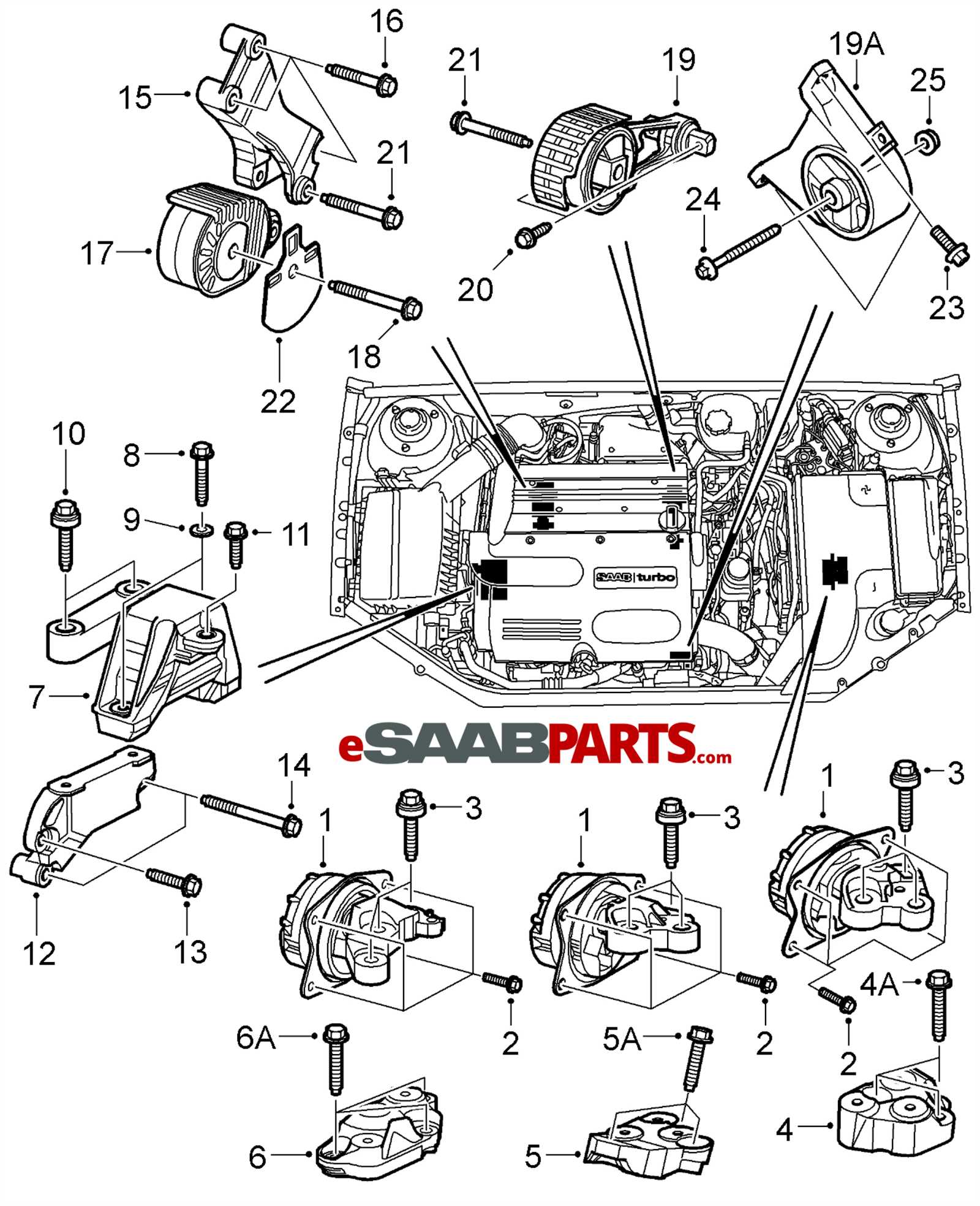 saab 9 3 parts diagram