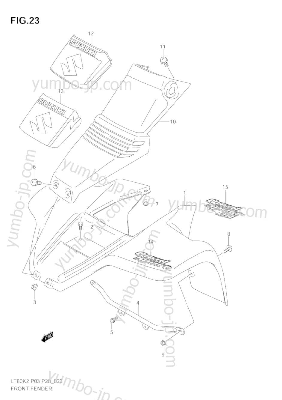 suzuki parts diagram