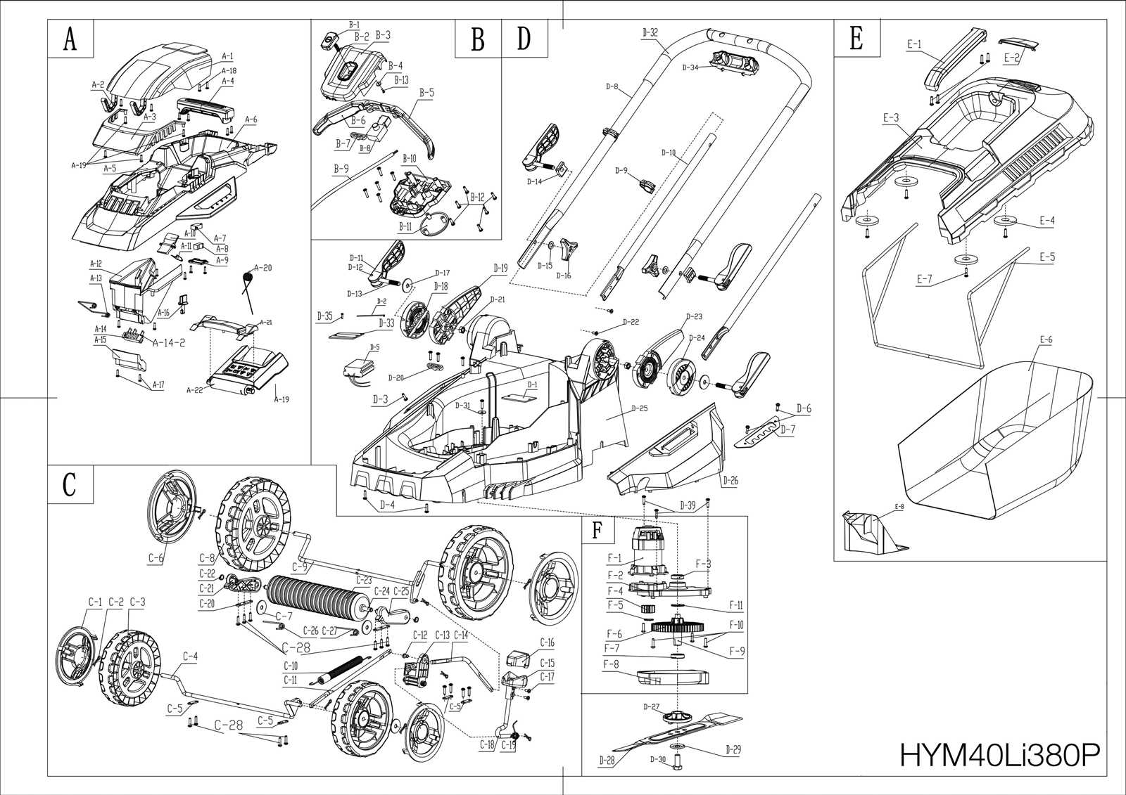 ryobi multi tool parts diagram