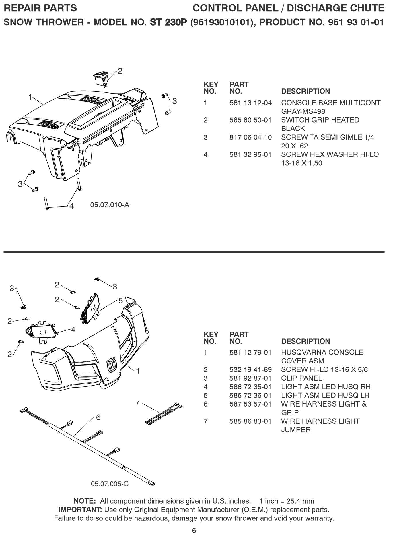 st230p parts diagram