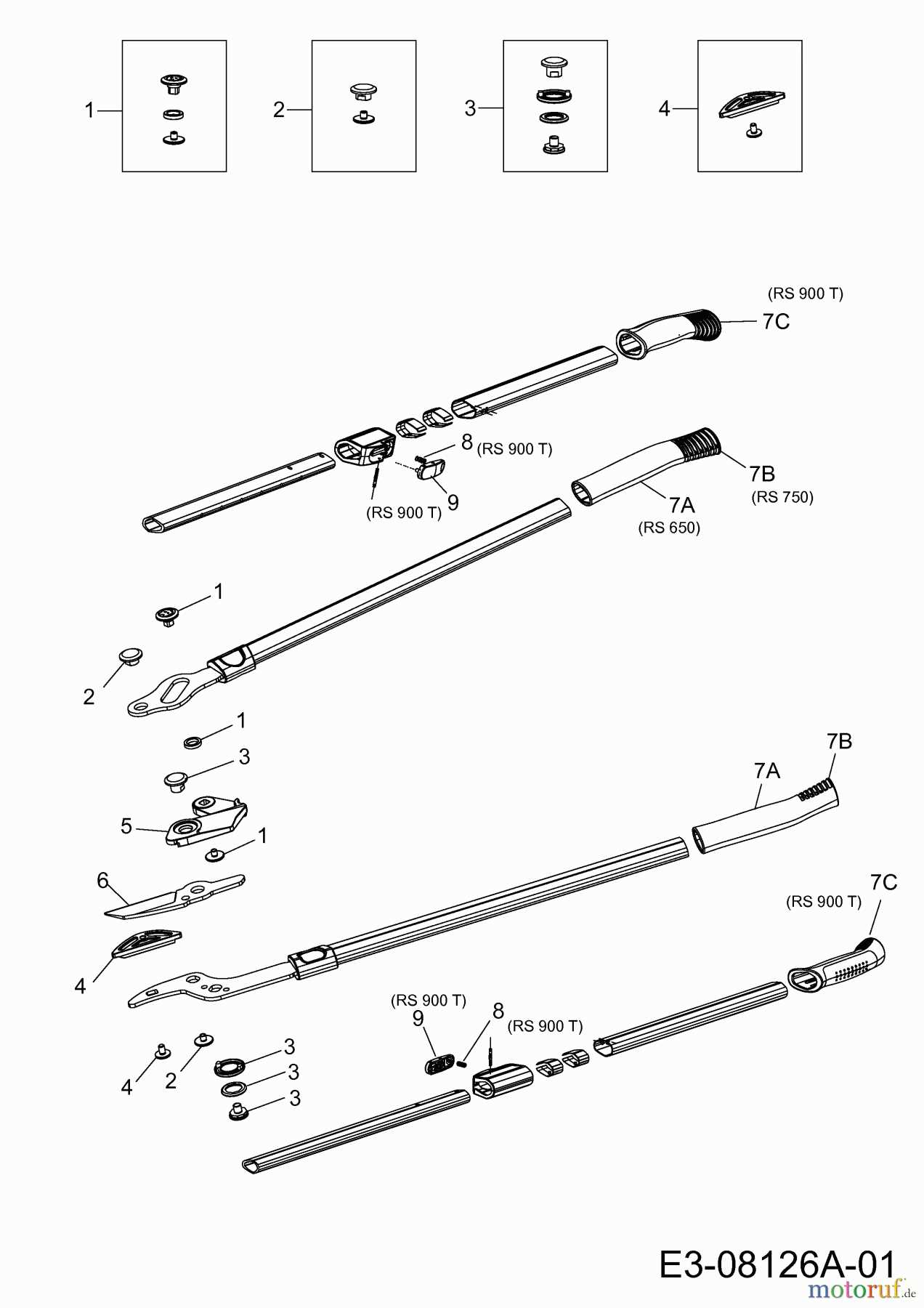 wolf parts diagram