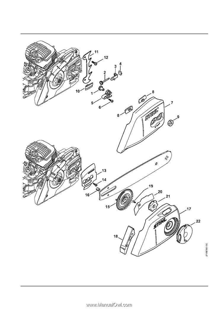 stihl lawn mower parts diagram