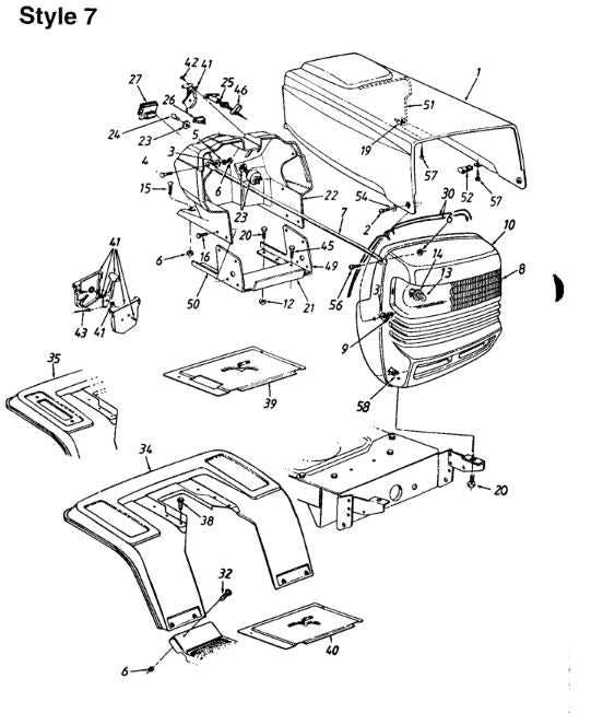 troy bilt riding mower parts diagram pdf