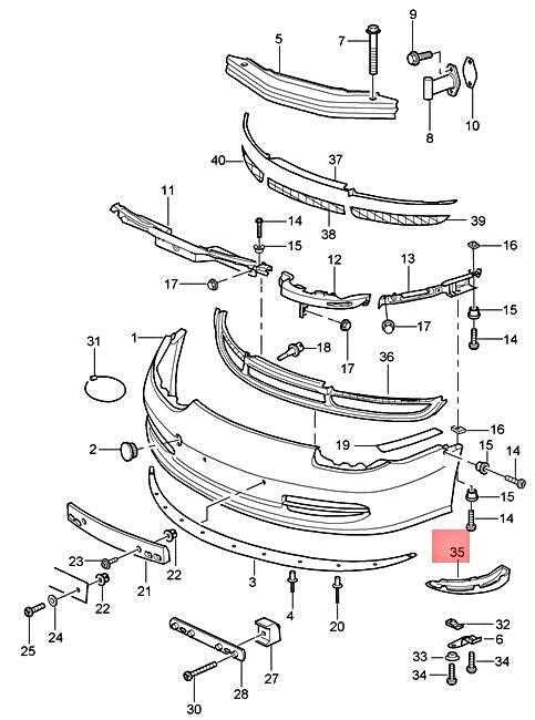 porsche 996 parts diagram