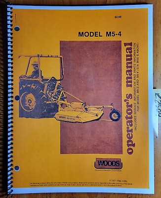 woods m5 parts diagram