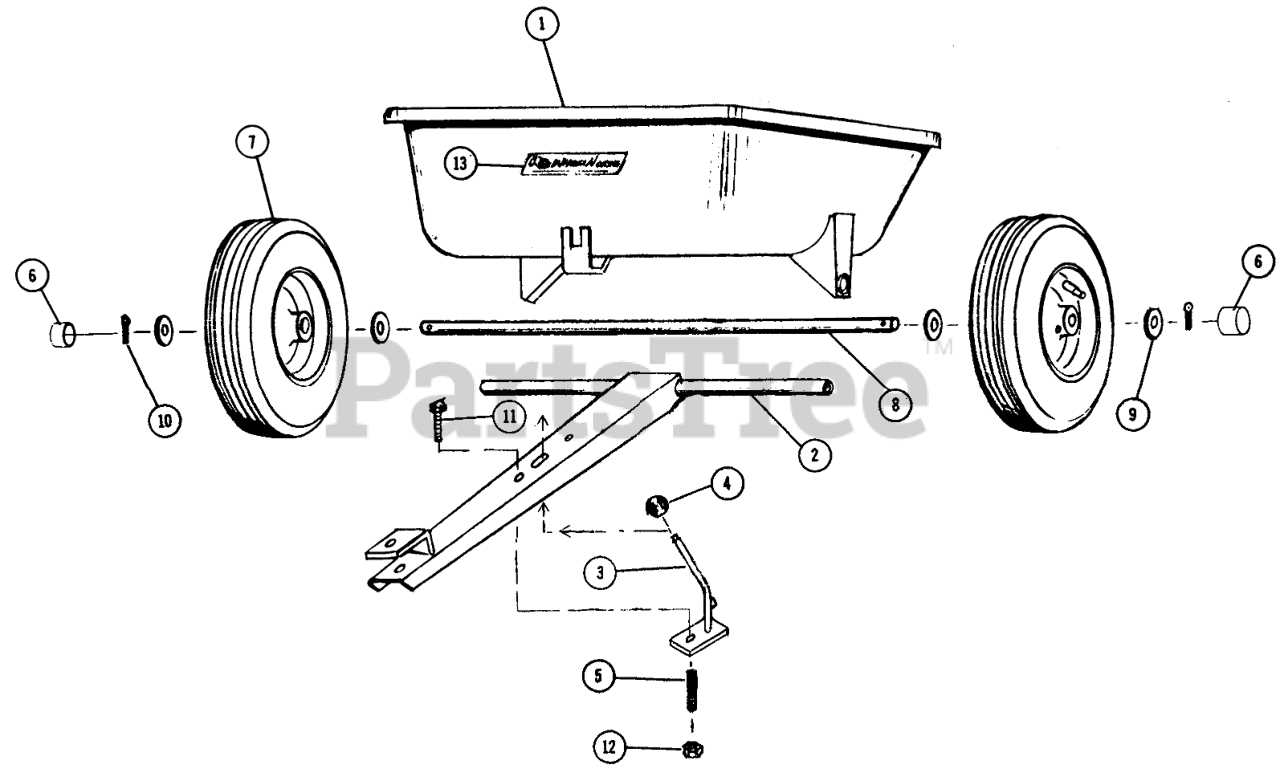 trailer chassis parts diagram