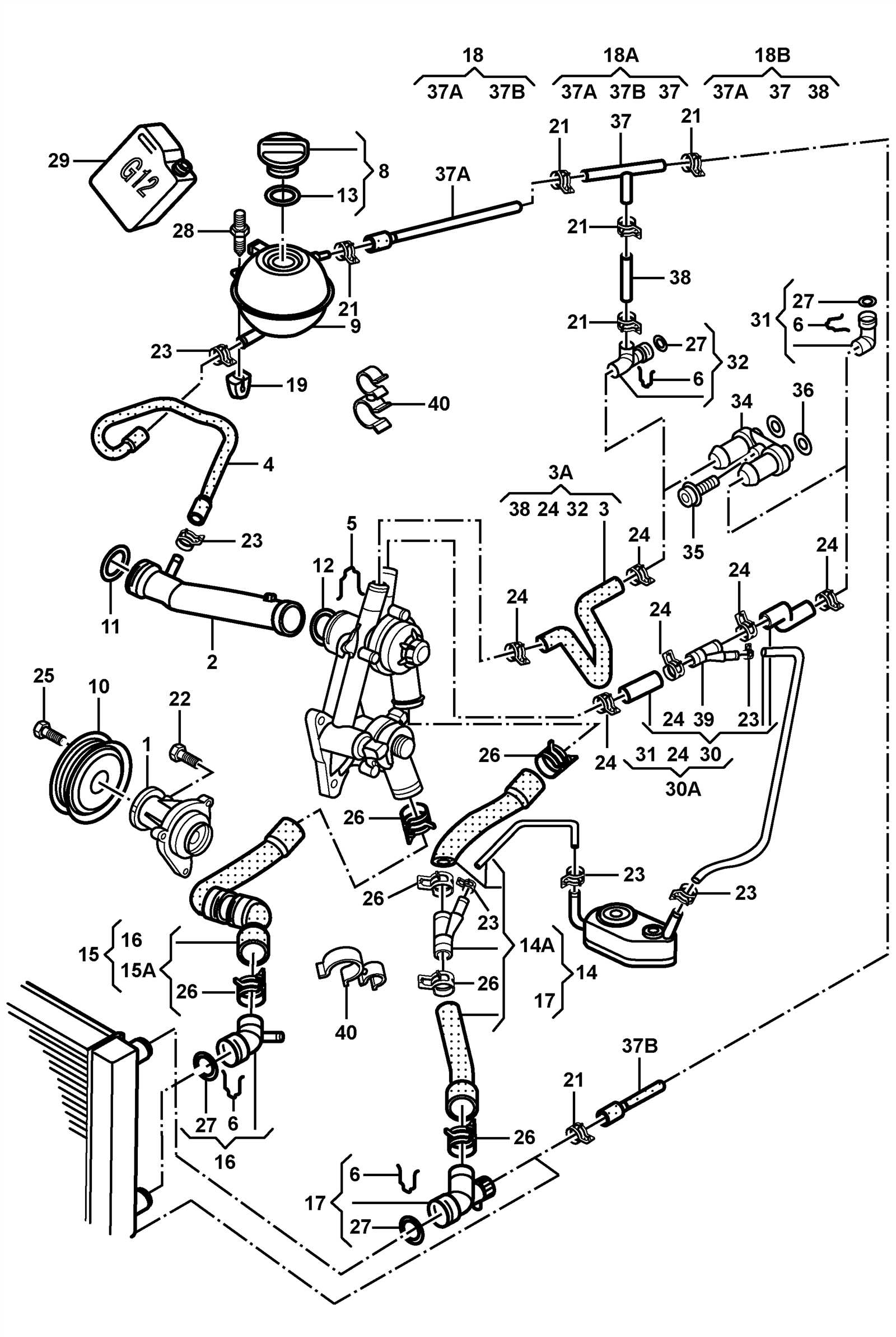 vw polo engine parts diagram