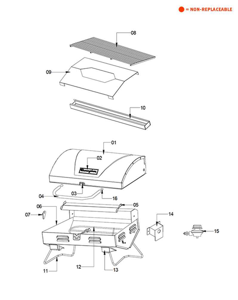 weber genesis ii e 310 parts diagram