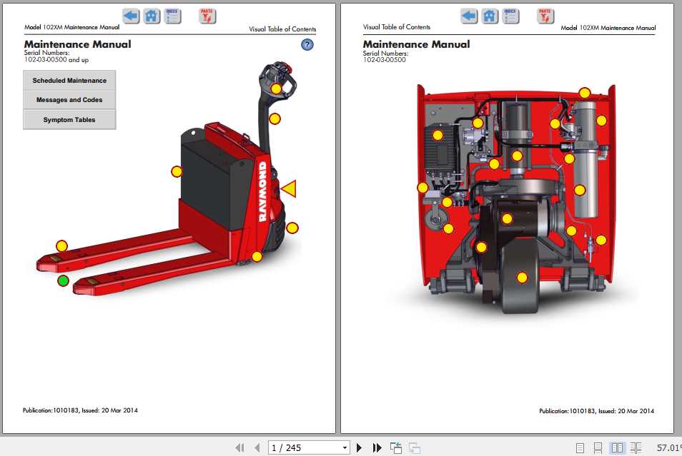 raymond forklift parts diagram