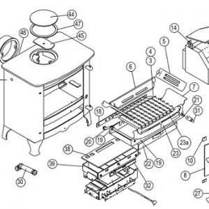 stove parts diagram