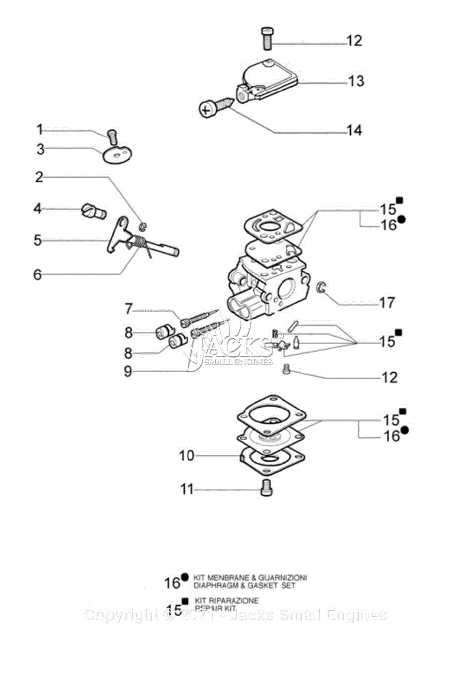 zama carburetor parts diagram