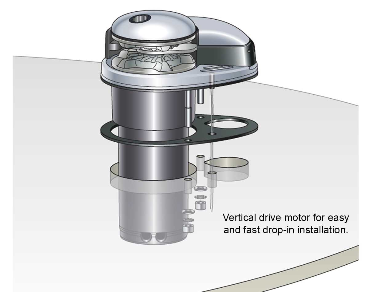 quick windlass parts diagram
