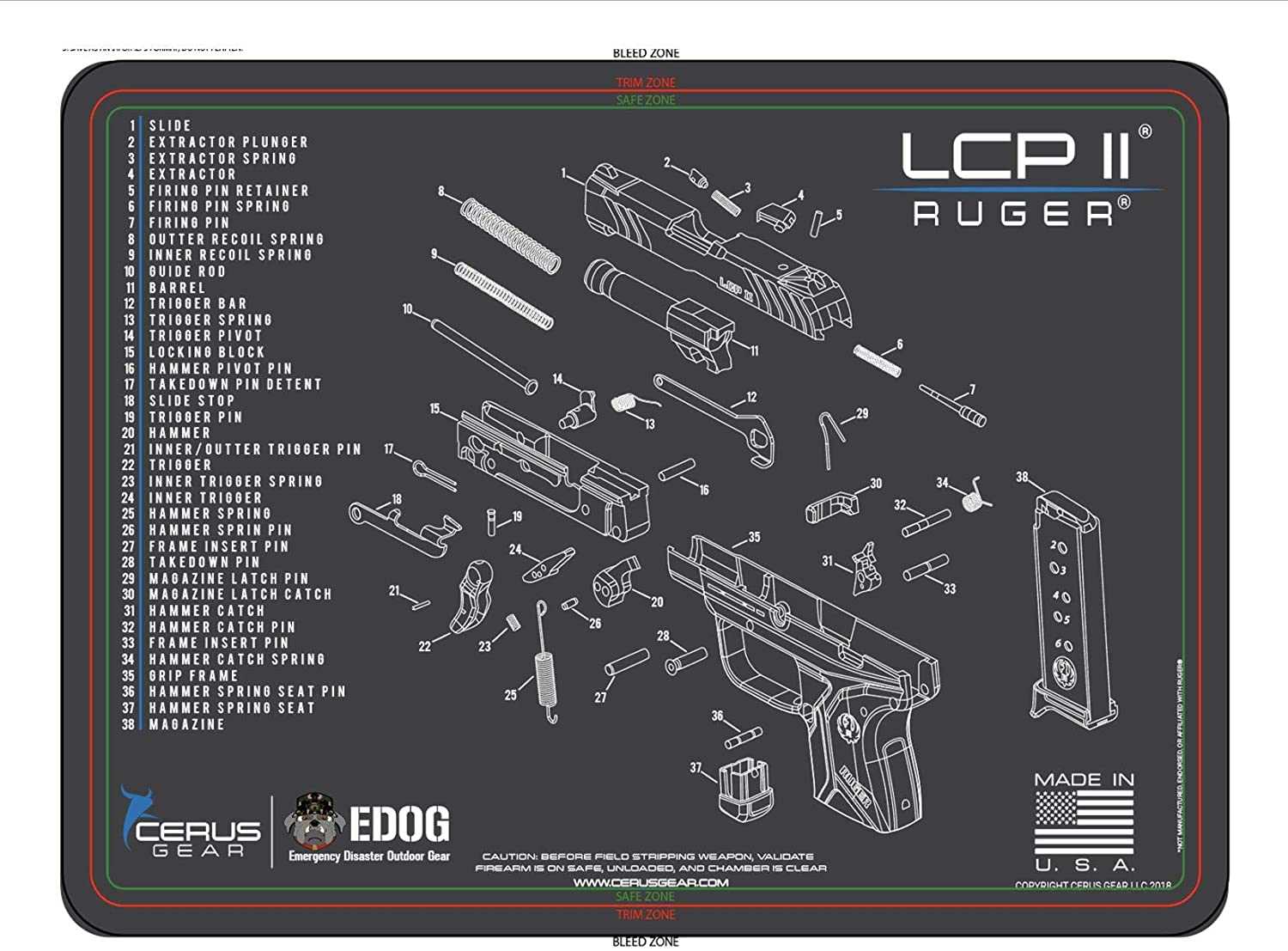 ruger mark ii parts diagram