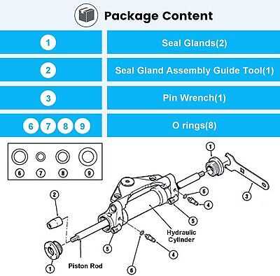 seastar steering parts diagram