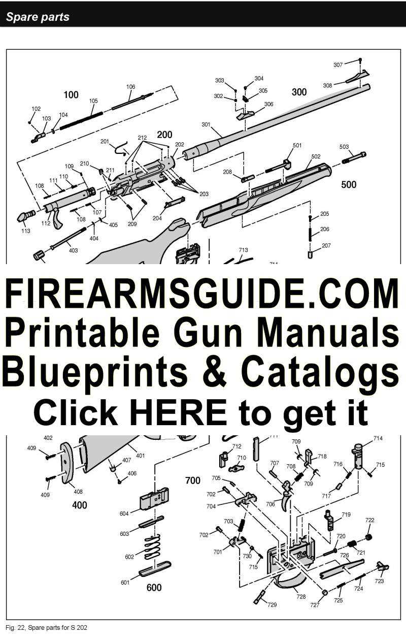 winchester model 50 parts diagram