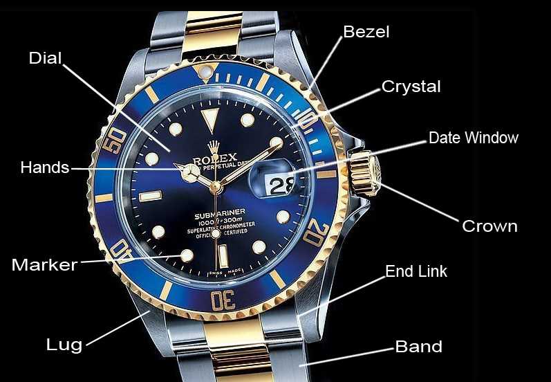 watch diagram parts