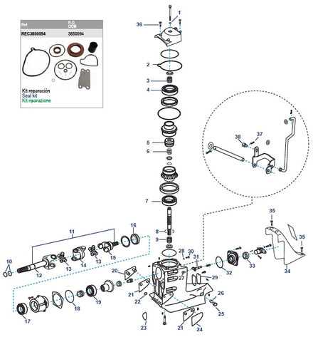 volvo penta sx outdrive parts diagram