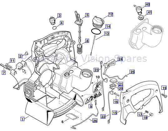 stihl sh55 parts diagram