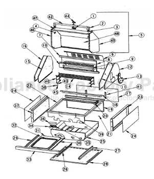 viking grill parts diagram