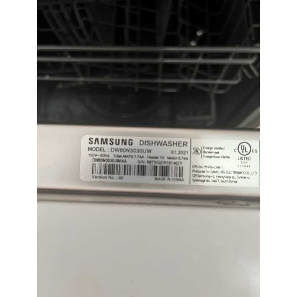 samsung dishwasher dw80n3030us parts diagram