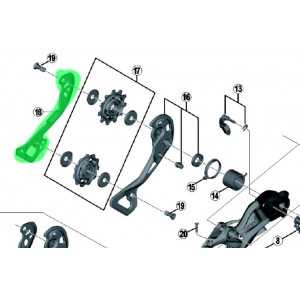 shimano deore rear derailleur parts diagram