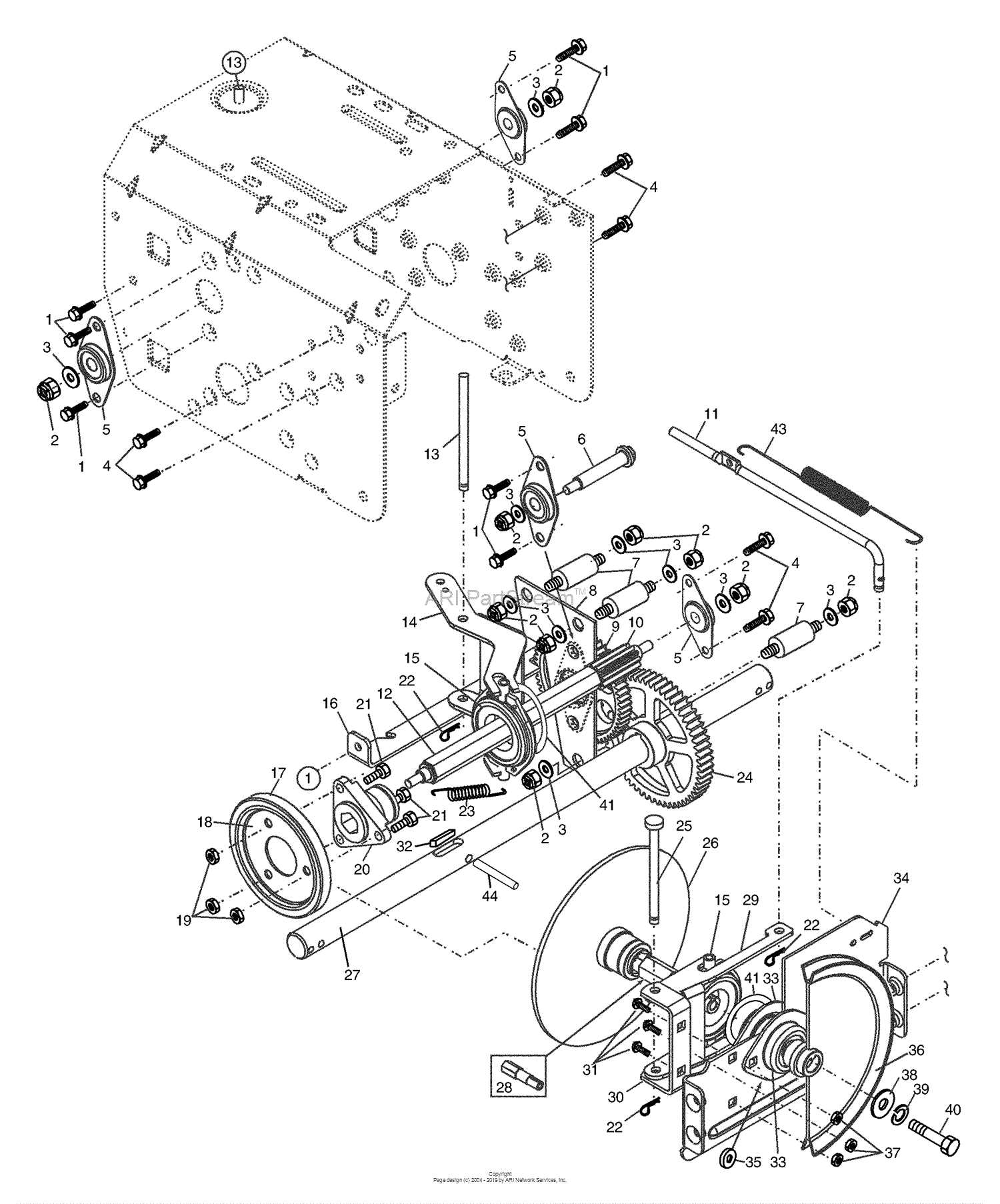 toro 524 snowblower parts diagram