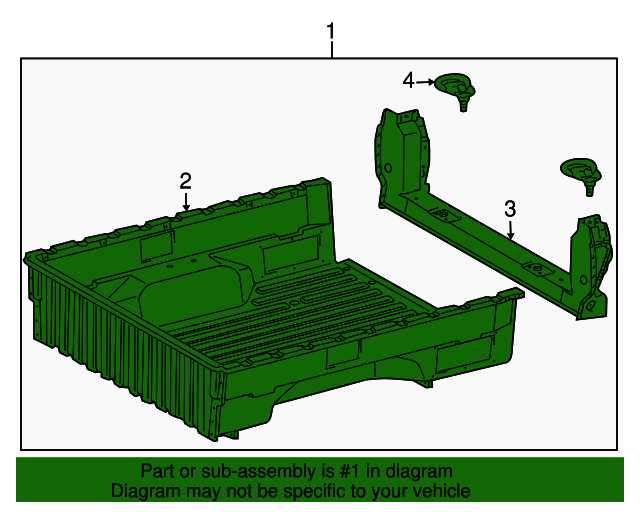 tacoma bed parts diagram
