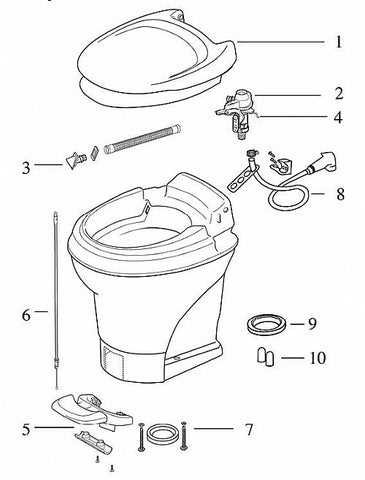 thetford toilet parts diagram