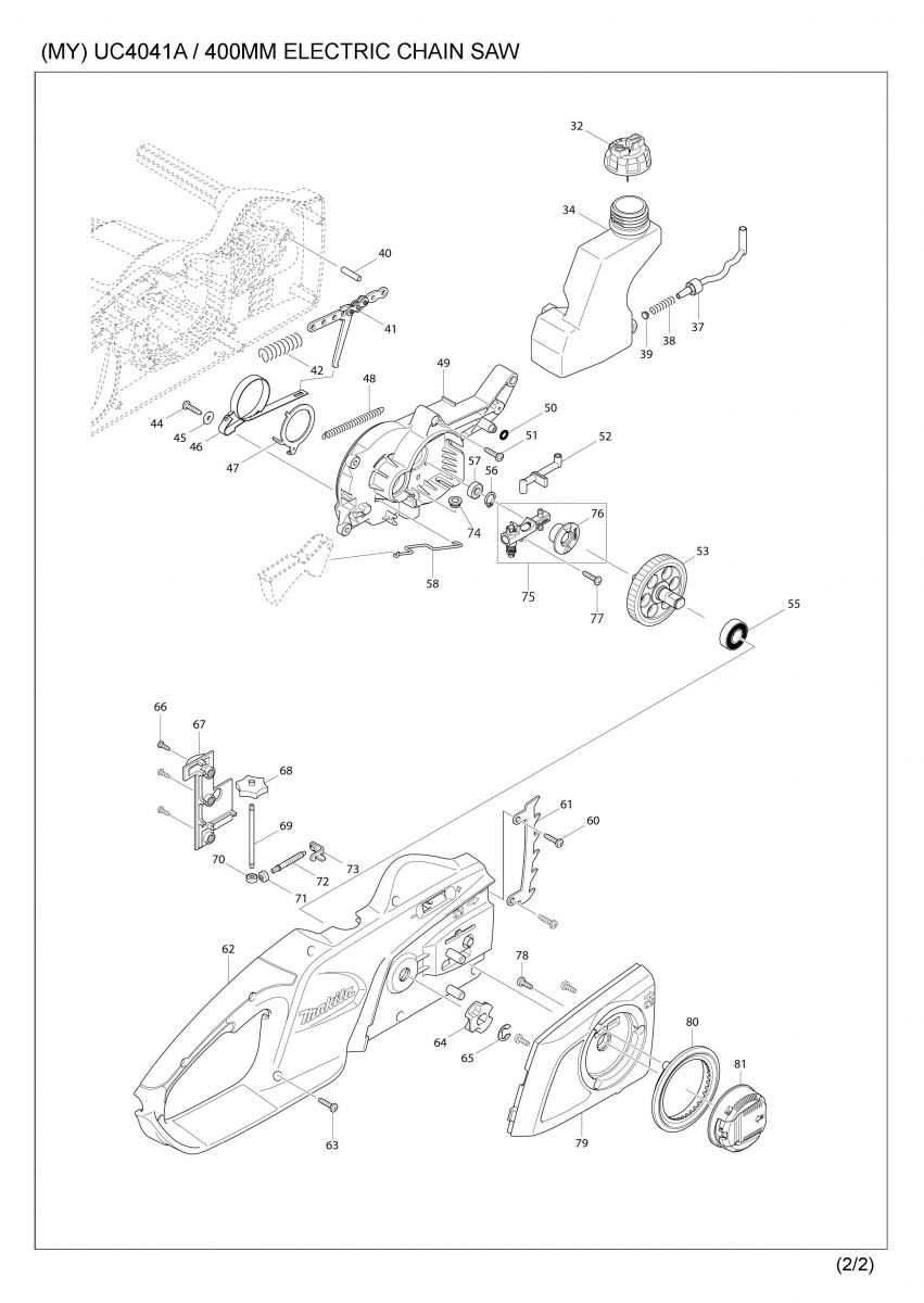 stihl 042 parts diagram