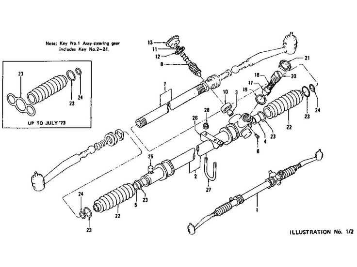 rack and pinion parts diagram